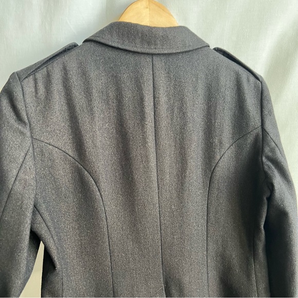 Cheap and Chic by Moschino Military Style Dark Brown Wool Blend Blazer. Size 8 - Picture 6 of 16